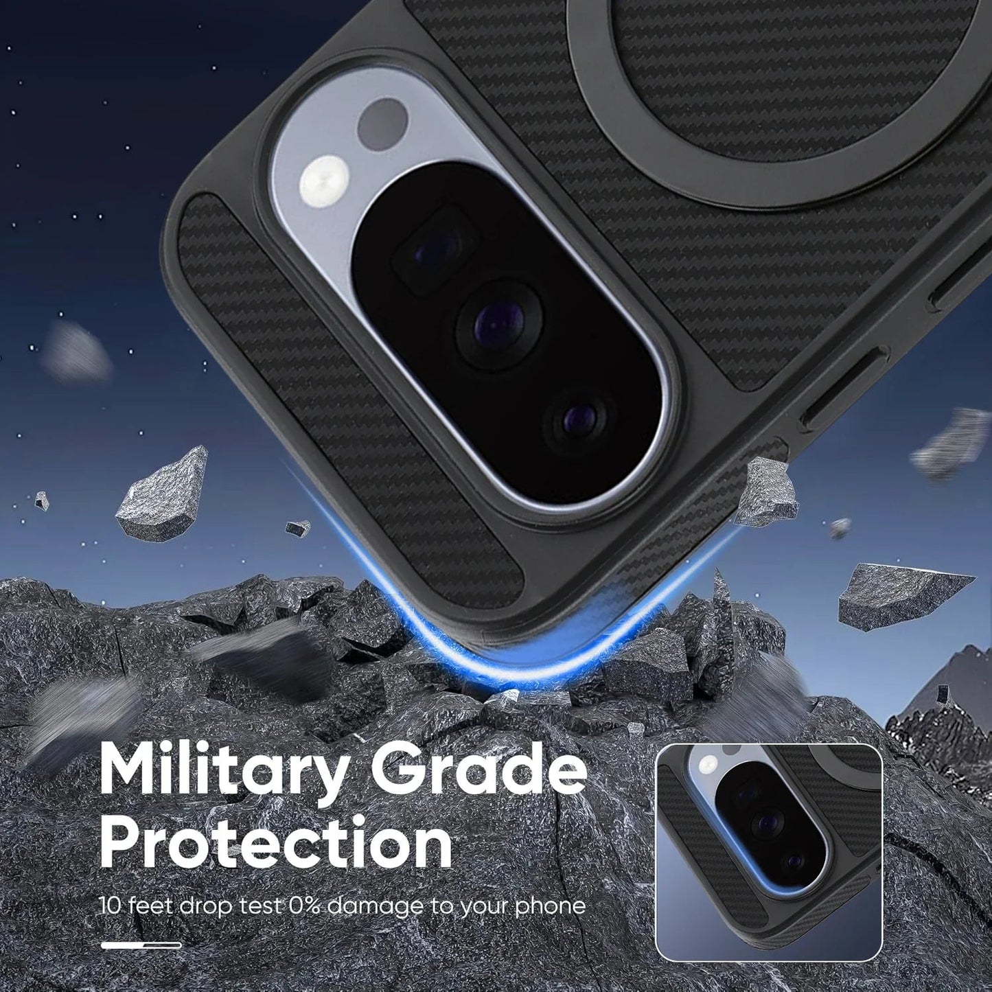 Ultra Thin Carbon Fiber Leather Case For Pixel - The Pixel Store	
