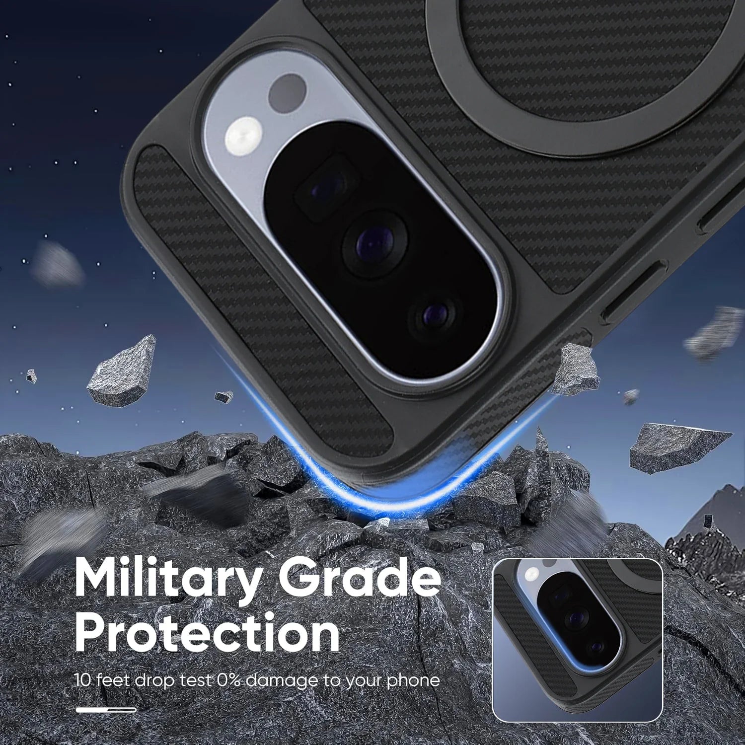 Ultra Thin Carbon Fiber Leather Case For Pixel - The Pixel Store	