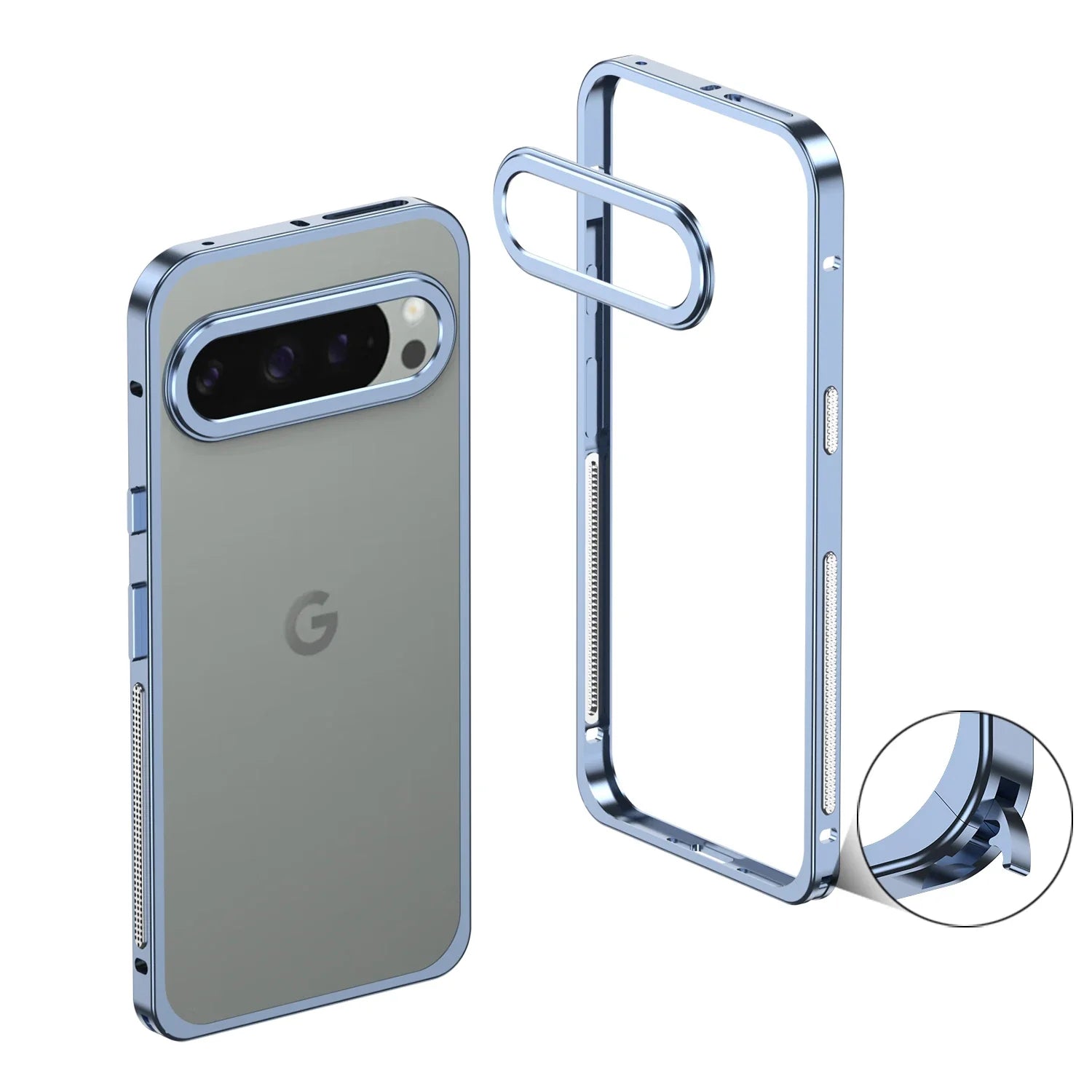 Slim Metal Edge Case for Pixel - The Pixel Store	