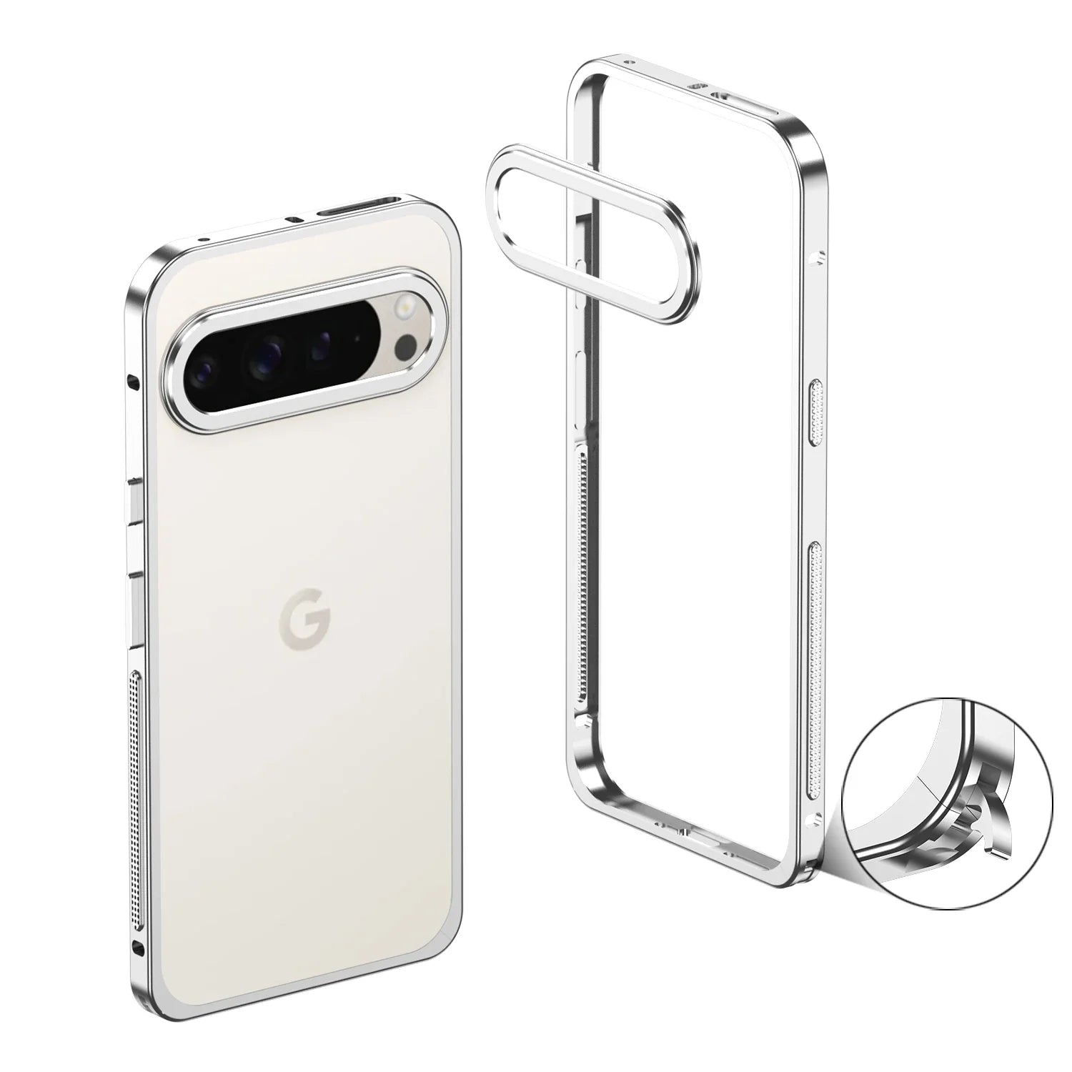 Slim Metal Edge Case for Pixel - The Pixel Store	