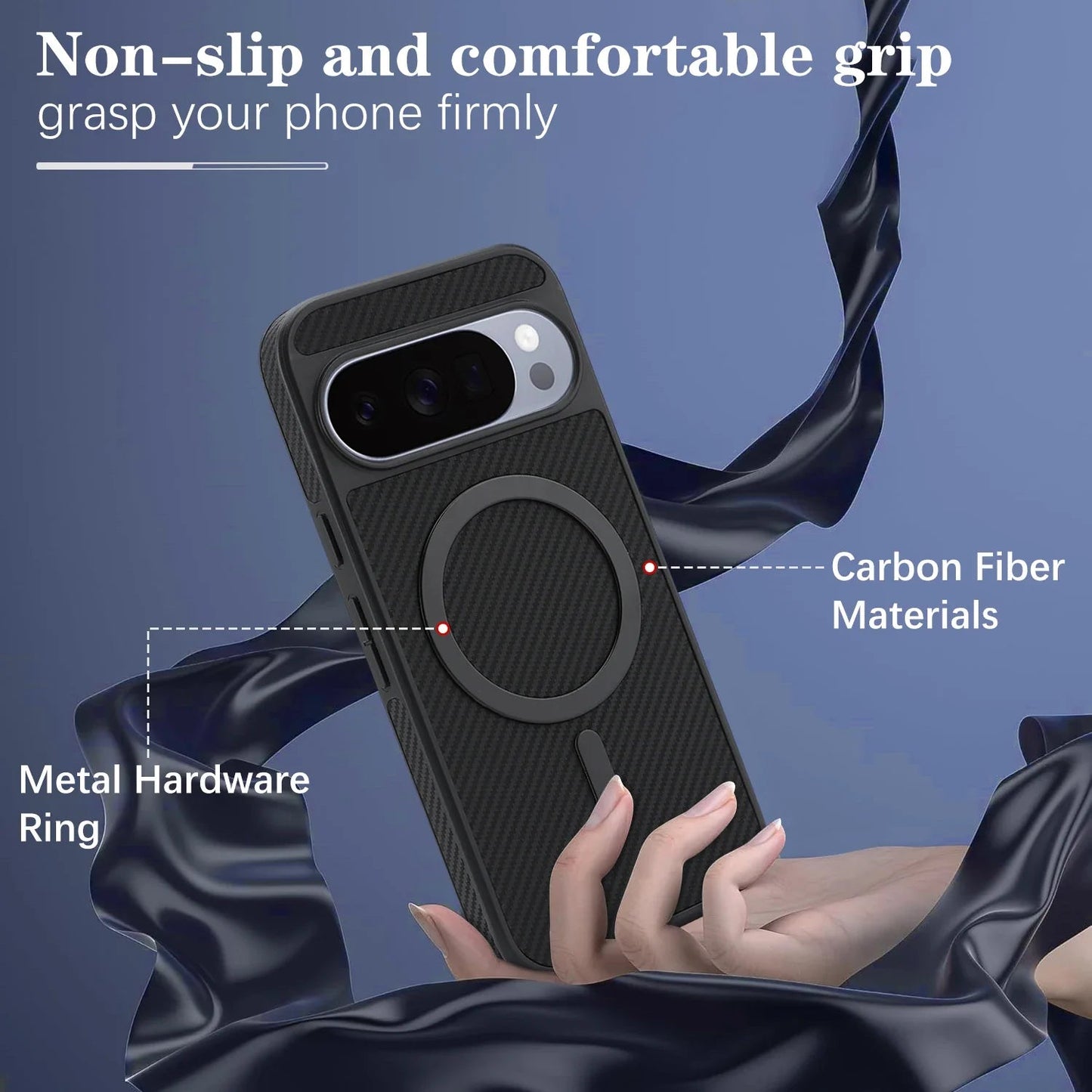 Ultra Thin Carbon Fiber Leather Case For Pixel - The Pixel Store	